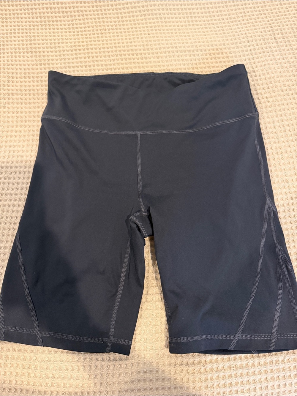 Mono B Black High-Rise Bike Shorts
